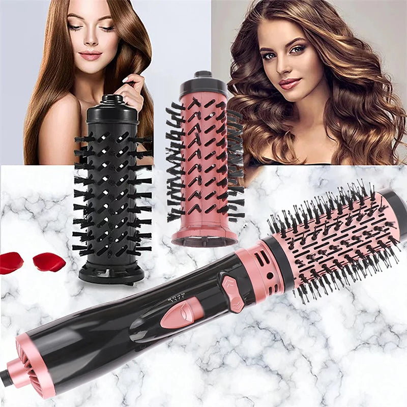 Hot Air Brush 2-in-1 Hair Dryer & Straightening Volumizer Brush