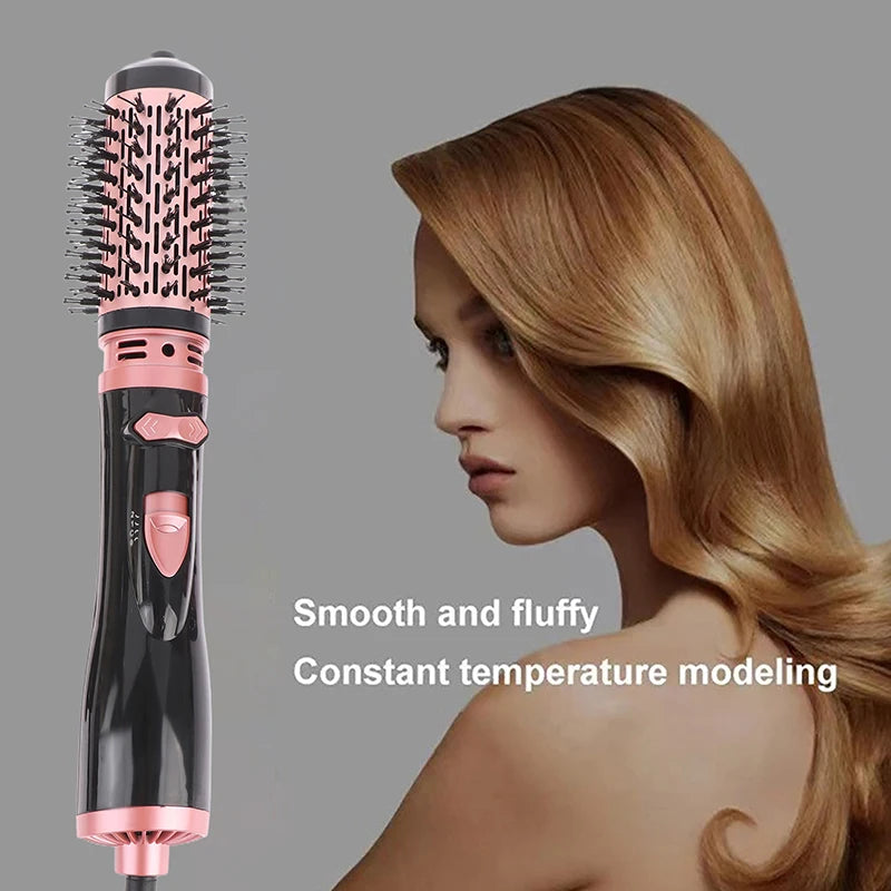 Hot Air Brush 2-in-1 Hair Dryer & Straightening Volumizer Brush