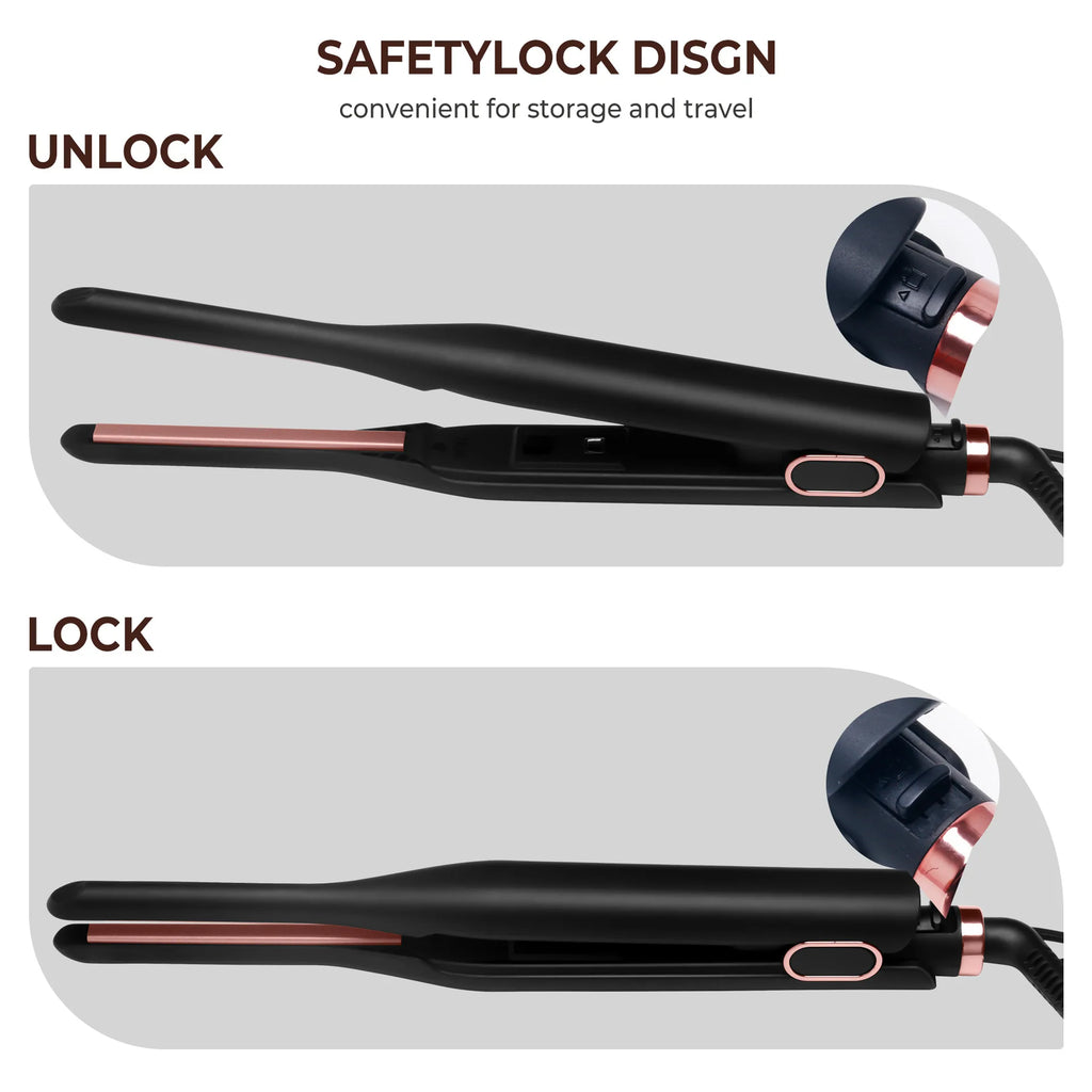 Professional Ceramic Hair Straightener for Salon- Quality Result at Home.